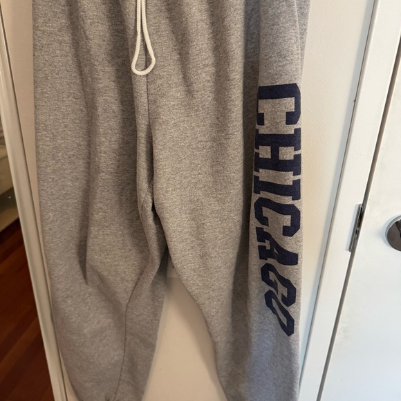 BOUTIQUE navy Chicago collegiate sweatpants joggers - Picture 3 of 5